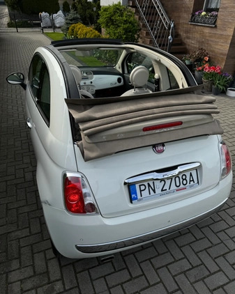 Fiat 500 cena 24300 przebieg: 126000, rok produkcji 2013 z Konin małe 596